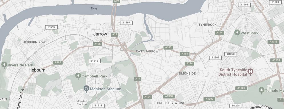 Maps of the North east of England